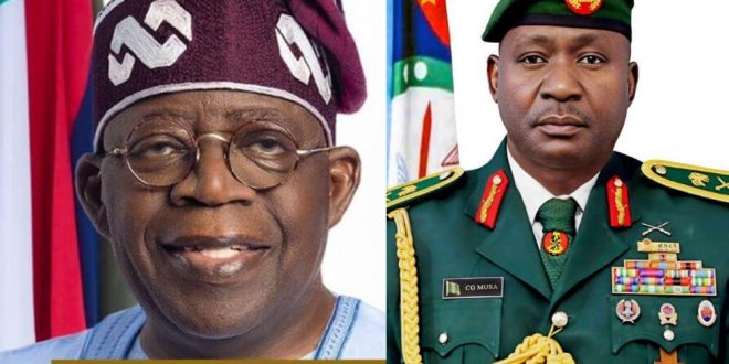President Bola Tinubu and Chief of Defence Staff CDS General Christopher Musa 1