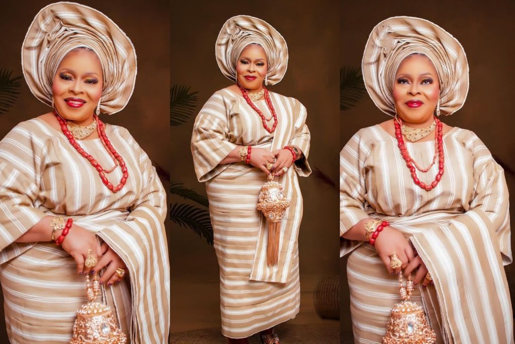 Nollywood stars pay tribute to Toyin Tomato as she marks