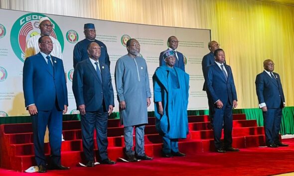 JUST IN Tinubu ECOWAS leaders meet over Burkina Faso Niger